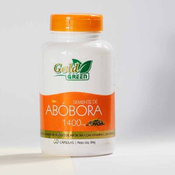 Semente De Abóbora 1400mg 60 Cápsulas Gold Green